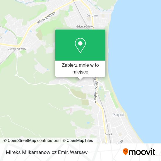 Mapa Mireks Milkamanowicz Emir