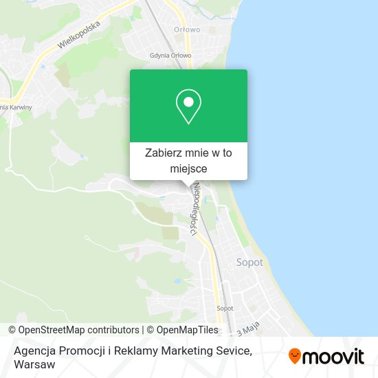 Mapa Agencja Promocji i Reklamy Marketing Sevice