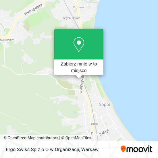 Mapa Ergo Swiss Sp z o O w Organizacji