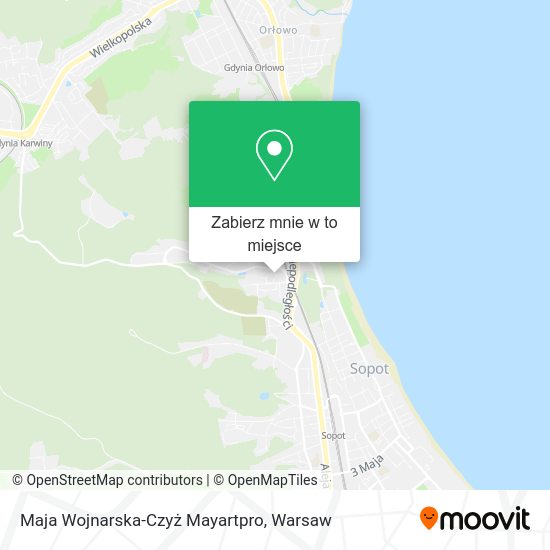 Mapa Maja Wojnarska-Czyż Mayartpro