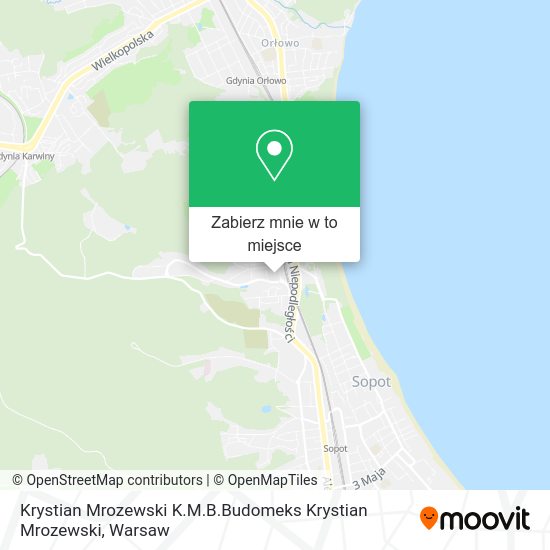 Mapa Krystian Mrozewski K.M.B.Budomeks Krystian Mrozewski