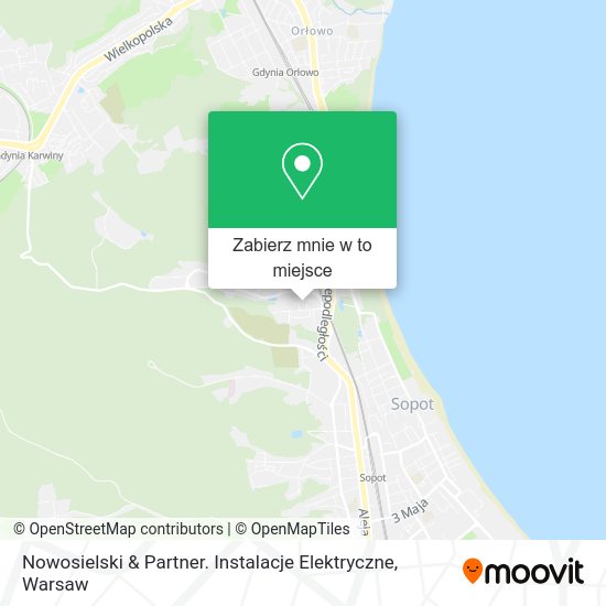 Mapa Nowosielski & Partner. Instalacje Elektryczne