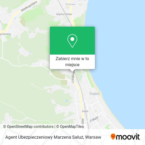 Mapa Agent Ubezpieczeniowy Marzena Sałuż