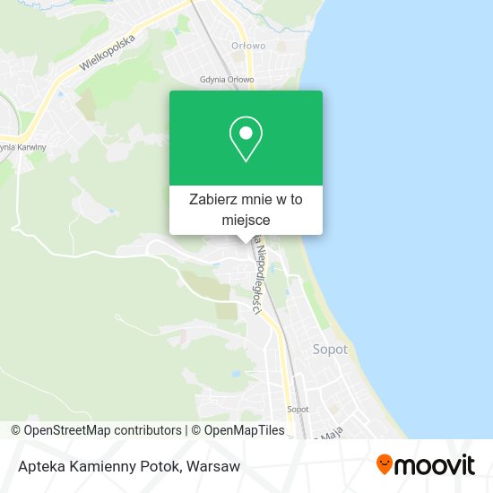 Mapa Apteka Kamienny Potok