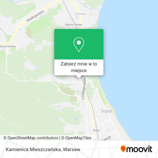 Mapa Kamienica Mieszczańska