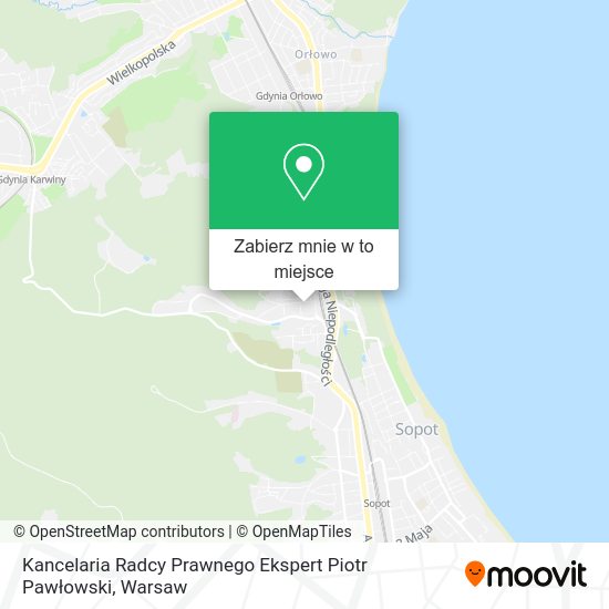 Mapa Kancelaria Radcy Prawnego Ekspert Piotr Pawłowski