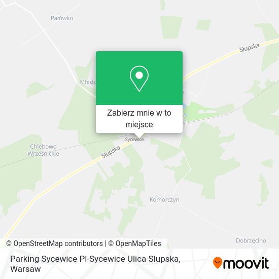 Mapa Parking Sycewice Pl-Sycewice Ulica Slupska