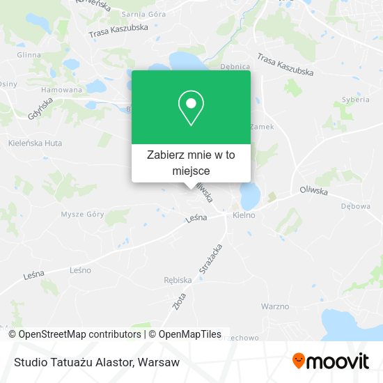 Mapa Studio Tatuażu Alastor