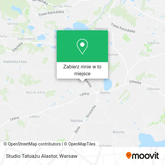Mapa Studio Tatuażu Alastor