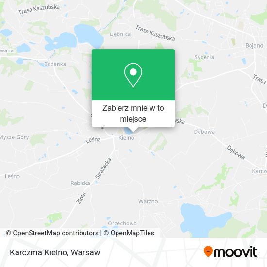 Mapa Karczma Kielno