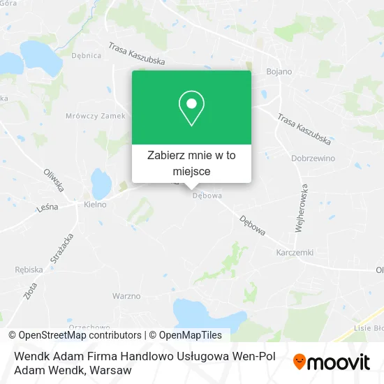 Mapa Wendk Adam Firma Handlowo Usługowa Wen-Pol Adam Wendk