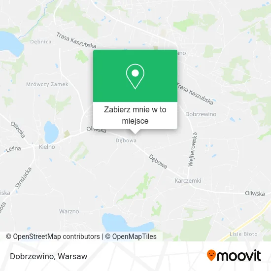 Mapa Dobrzewino