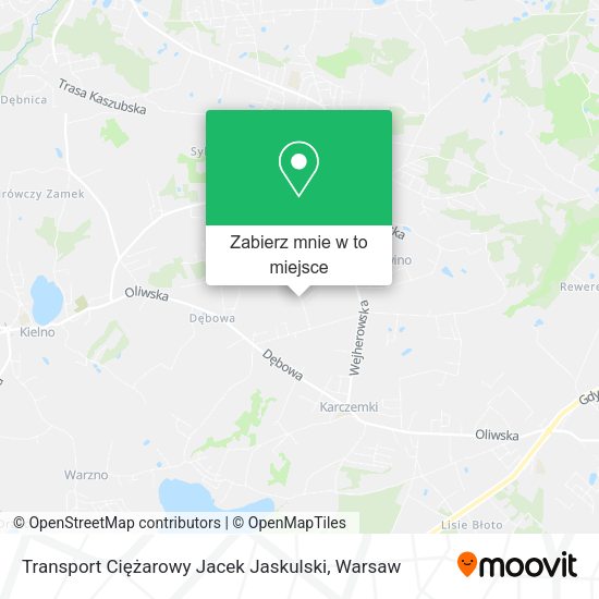 Mapa Transport Ciężarowy Jacek Jaskulski