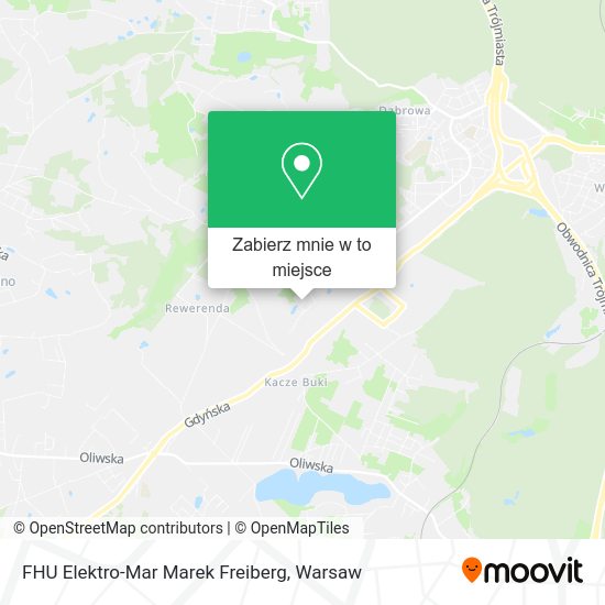 Mapa FHU Elektro-Mar Marek Freiberg