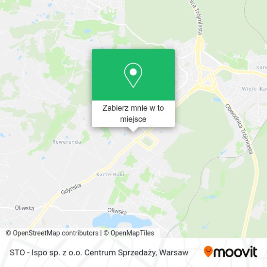 Mapa STO - Ispo sp. z o.o. Centrum Sprzedaży