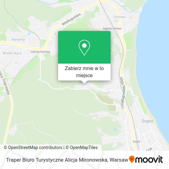 Mapa Traper Biuro Turystyczne Alicja Mironowska