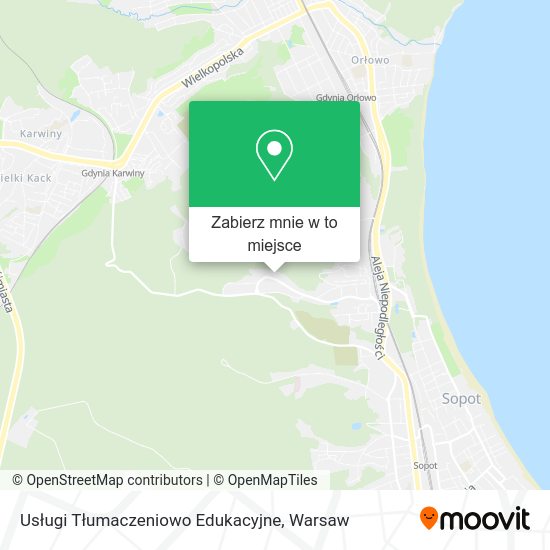 Mapa Usługi Tłumaczeniowo Edukacyjne