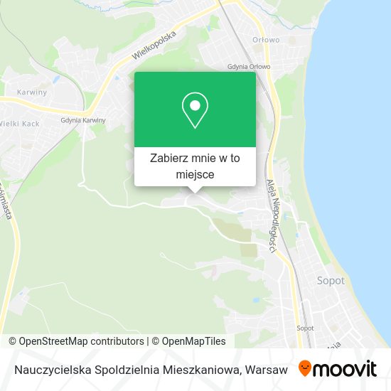 Mapa Nauczycielska Spoldzielnia Mieszkaniowa