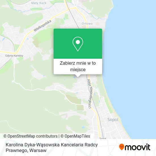 Mapa Karolina Dyka-Wąsowska Kancelaria Radcy Prawnego