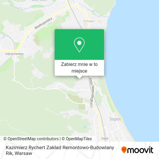 Mapa Kazimierz Rychert Zakład Remontowo-Budowlany Rik