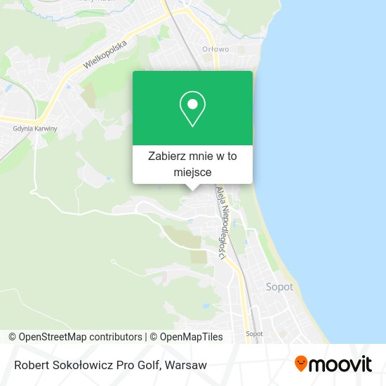 Mapa Robert Sokołowicz Pro Golf