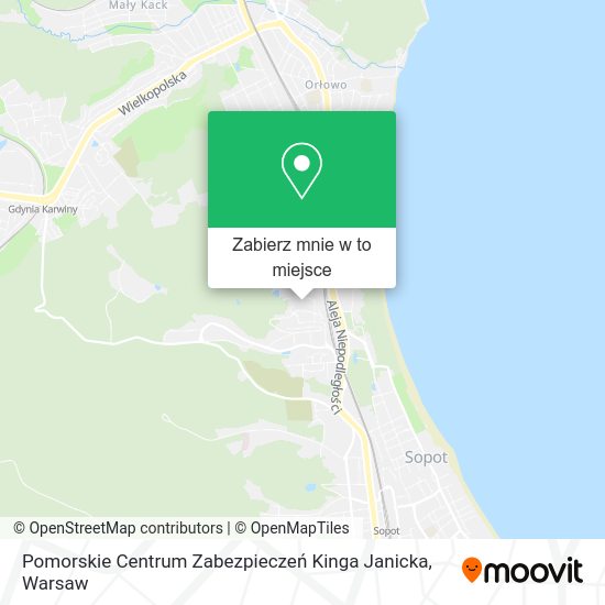 Mapa Pomorskie Centrum Zabezpieczeń Kinga Janicka