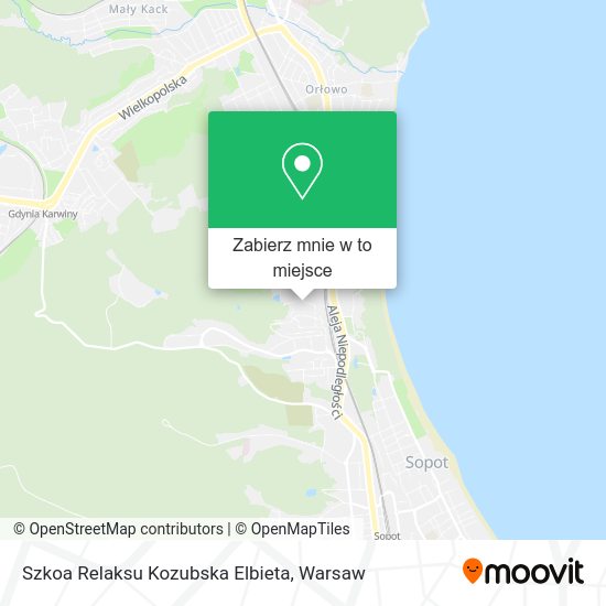 Mapa Szkoa Relaksu Kozubska Elbieta