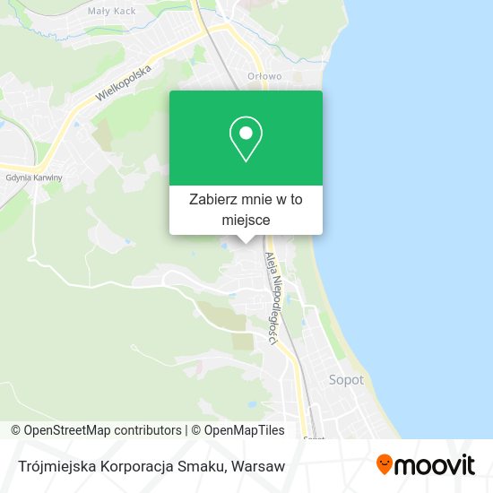 Mapa Trójmiejska Korporacja Smaku