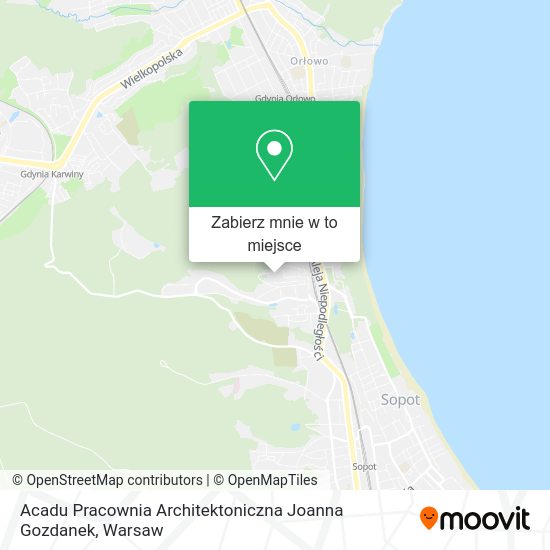 Mapa Acadu Pracownia Architektoniczna Joanna Gozdanek