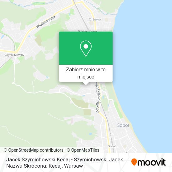 Mapa Jacek Szymichowski Kecaj - Szymichowski Jacek Nazwa Skrócona: Kecaj