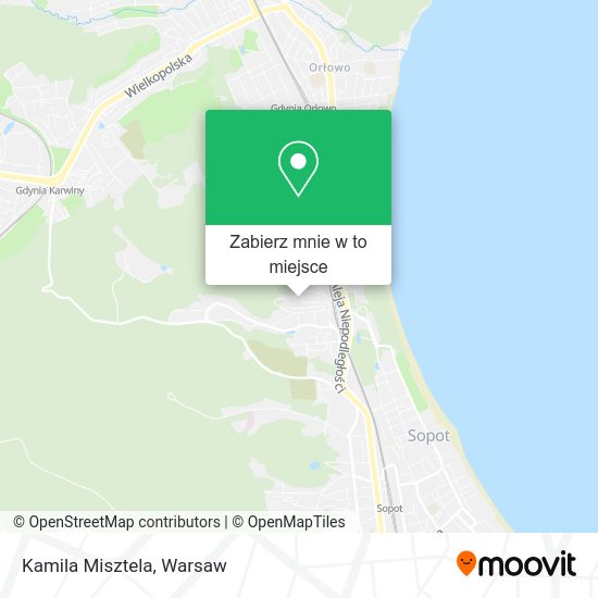 Mapa Kamila Misztela