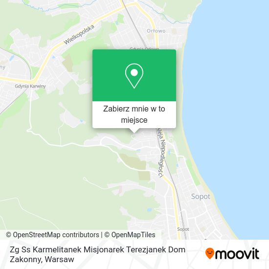 Mapa Zg Ss Karmelitanek Misjonarek Terezjanek Dom Zakonny