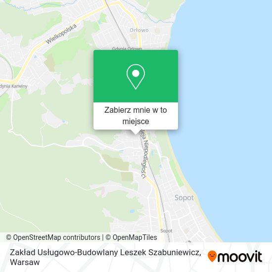 Mapa Zakład Usługowo-Budowlany Leszek Szabuniewicz