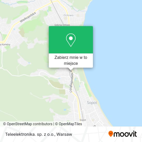 Mapa Teleelektronika. sp. z o.o.