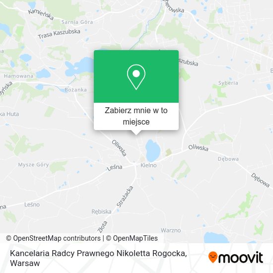 Mapa Kancelaria Radcy Prawnego Nikoletta Rogocka