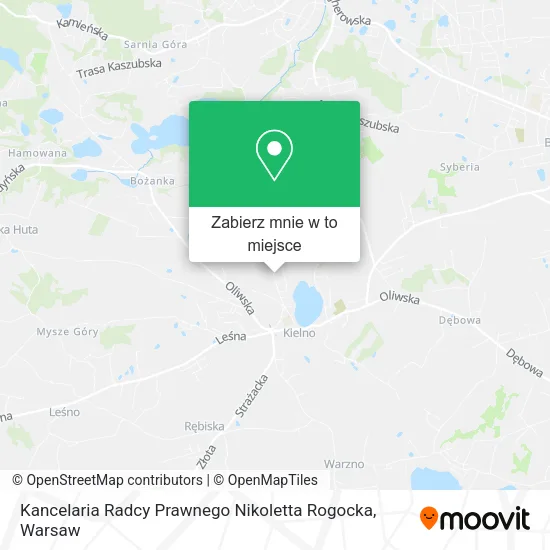 Mapa Kancelaria Radcy Prawnego Nikoletta Rogocka