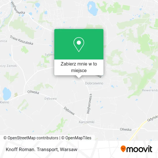 Mapa Knoff Roman. Transport