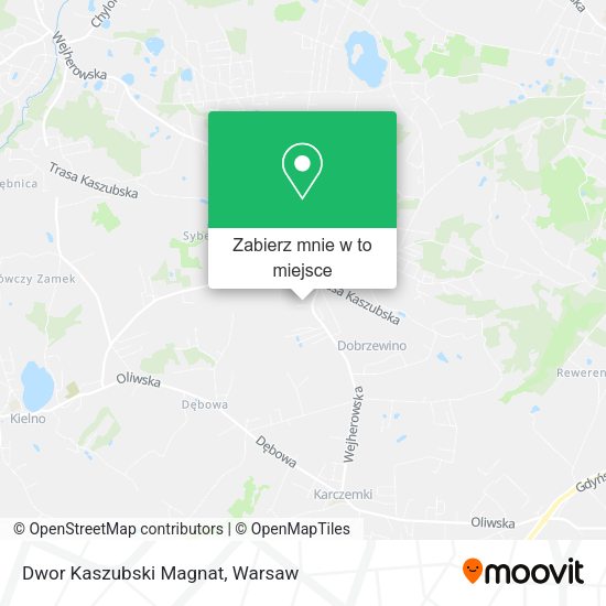 Mapa Dwor Kaszubski Magnat