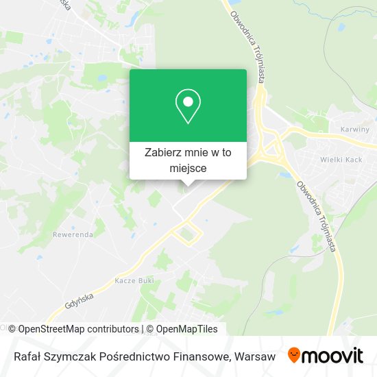 Mapa Rafał Szymczak Pośrednictwo Finansowe