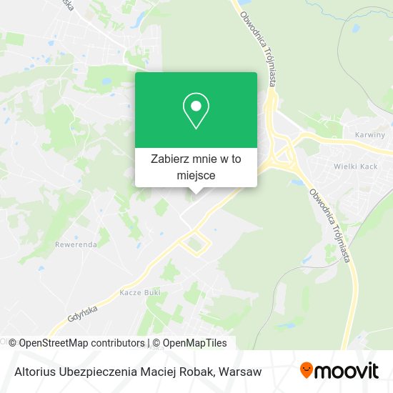 Mapa Altorius Ubezpieczenia Maciej Robak