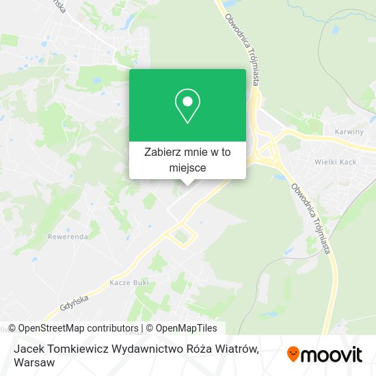 Mapa Jacek Tomkiewicz Wydawnictwo Róża Wiatrów