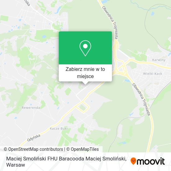 Mapa Maciej Smoliński FHU Baracooda Maciej Smoliński