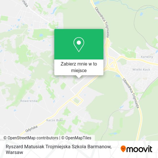 Mapa Ryszard Matusiak Trojmiejska Szkola Barmanow