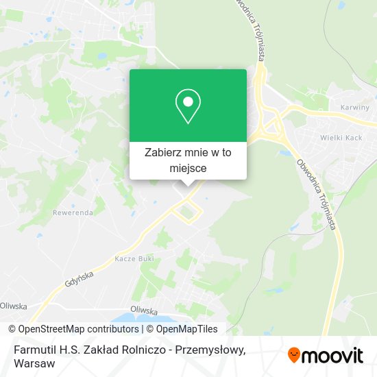 Mapa Farmutil H.S. Zakład Rolniczo - Przemysłowy