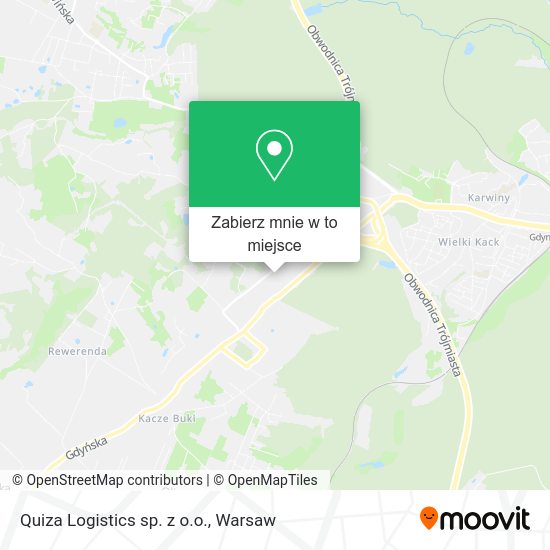 Mapa Quiza Logistics sp. z o.o.