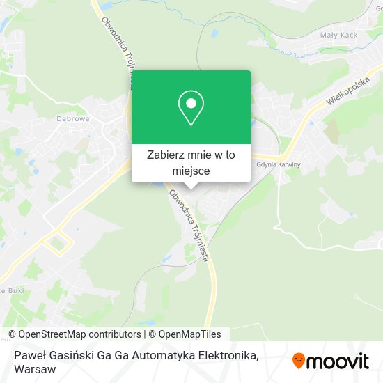 Mapa Paweł Gasiński Ga Ga Automatyka Elektronika