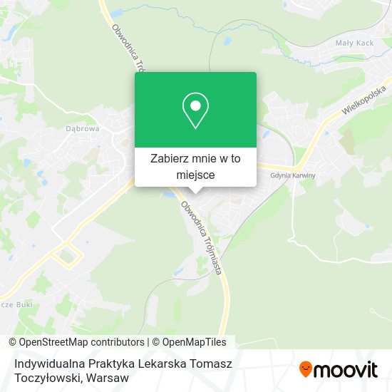 Mapa Indywidualna Praktyka Lekarska Tomasz Toczyłowski