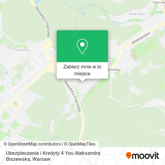 Mapa Ubezpieczenia i Kredyty 4 You Aleksandra Biszewska