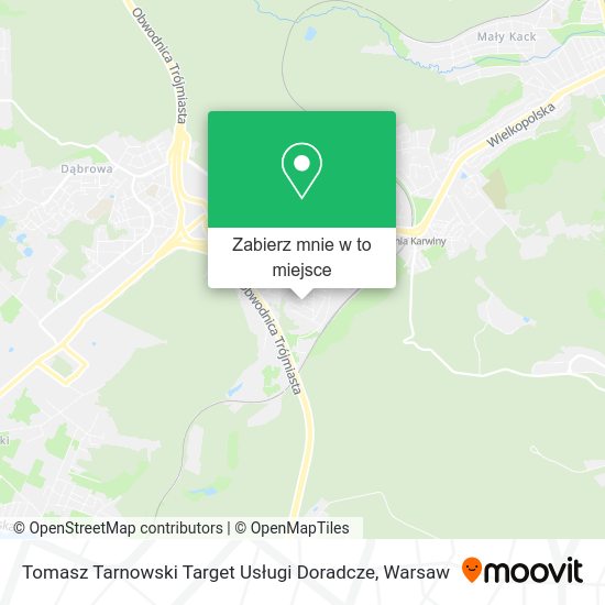 Mapa Tomasz Tarnowski Target Usługi Doradcze