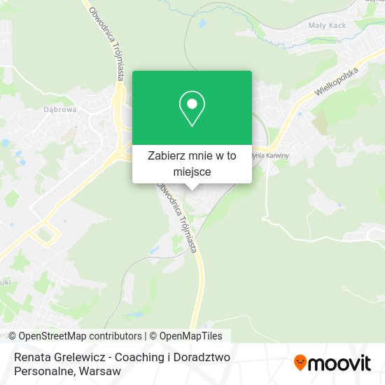 Mapa Renata Grelewicz - Coaching i Doradztwo Personalne